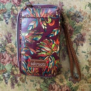The SAK wristlet/crossbody wallet